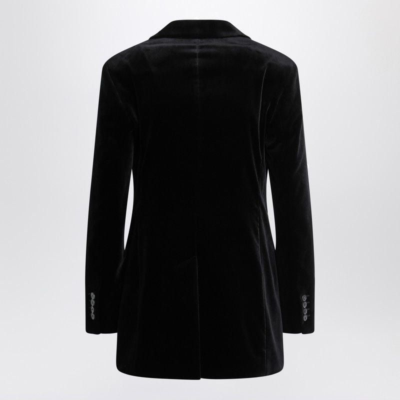 MAX MARA Double-Breasted Velvet Jacket