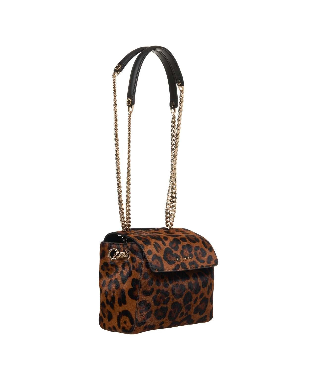 ORCIANI Stylish Animal Print Shoulder Bag (40 x 30 x 16 cm)