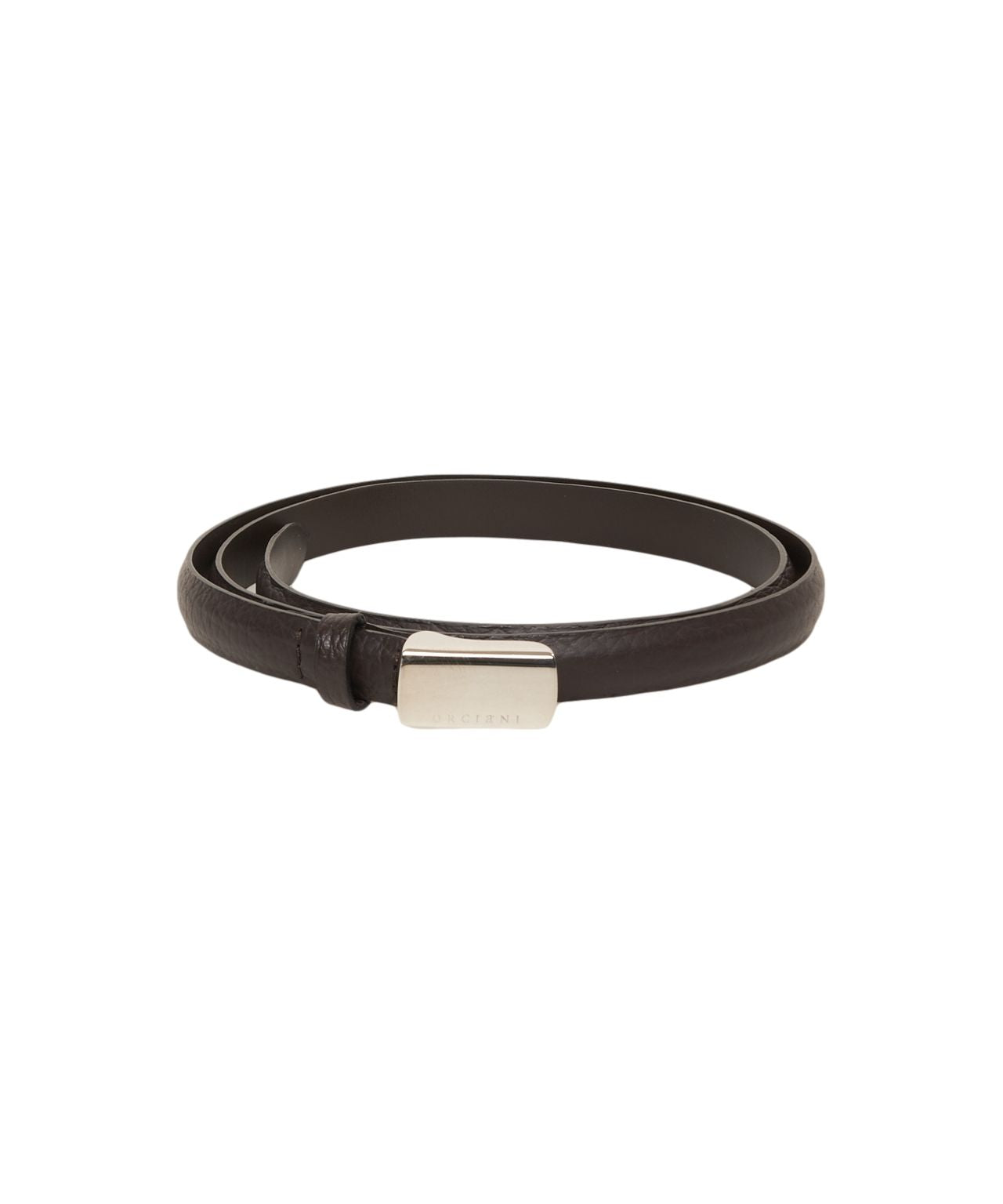 ORCIANI Refined Leather Belt - 1.5cm Width