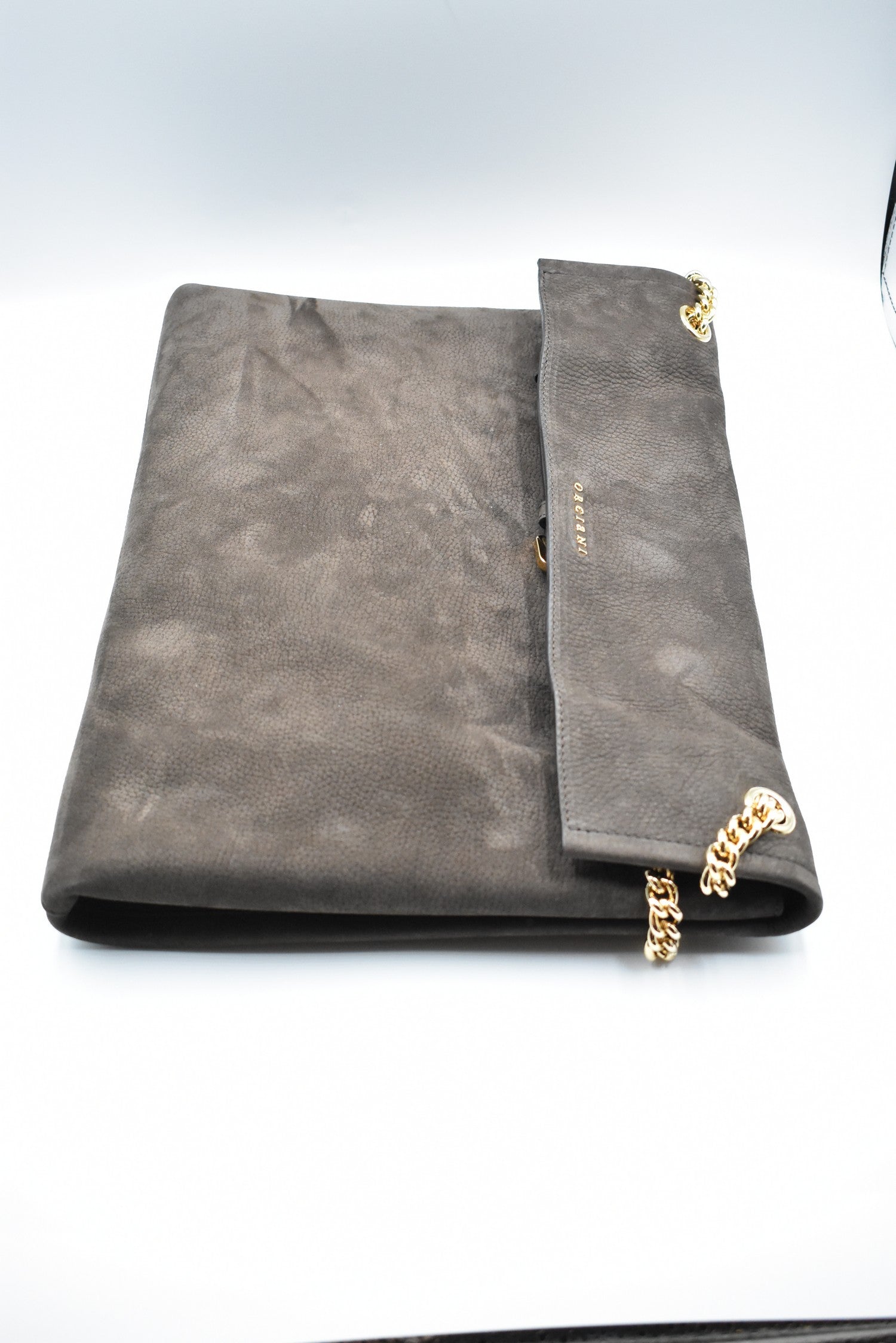 ORCIANI Soft Midi Handbag with Chain Strap