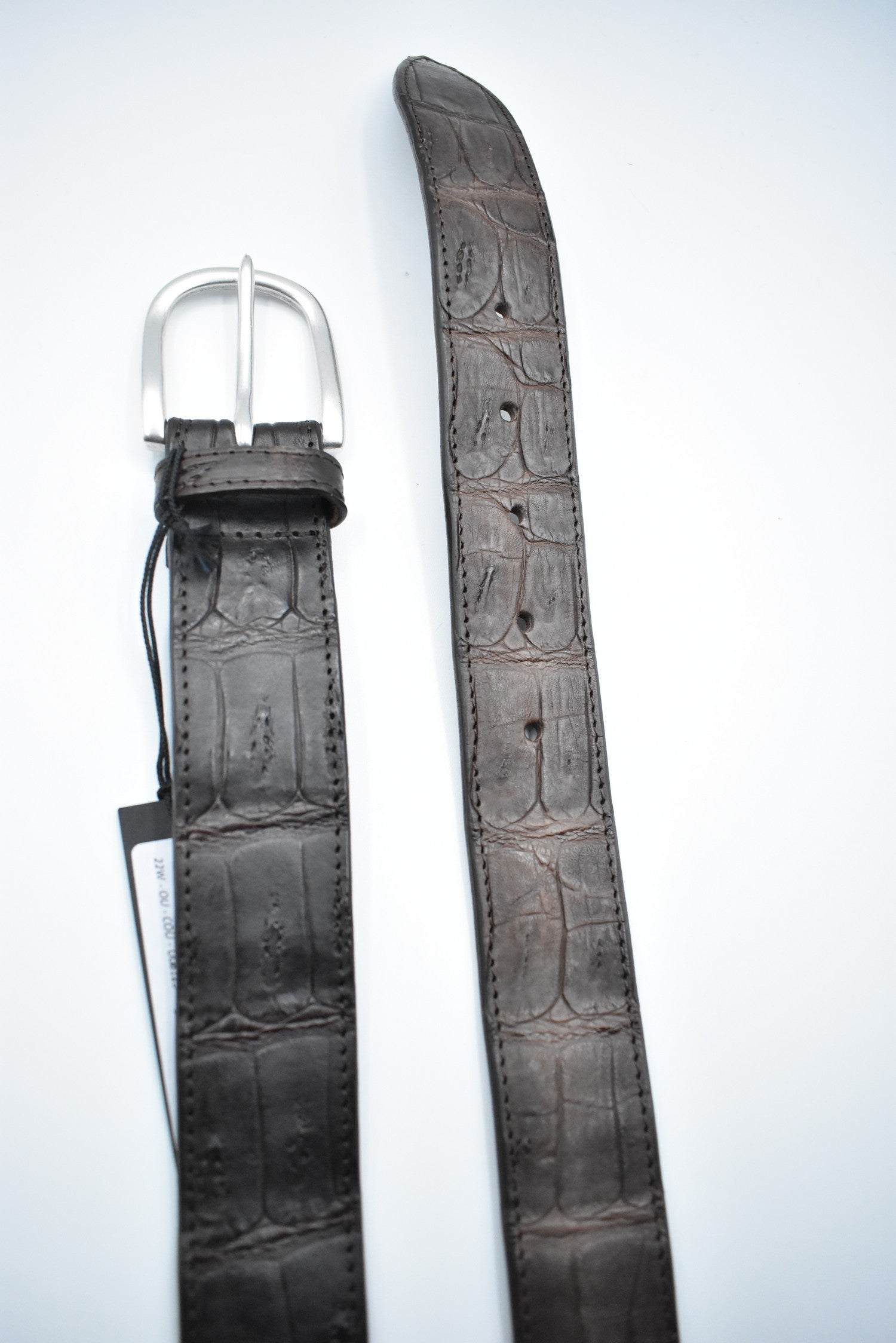 ORCIANI Crocodile Finish Belt for Men