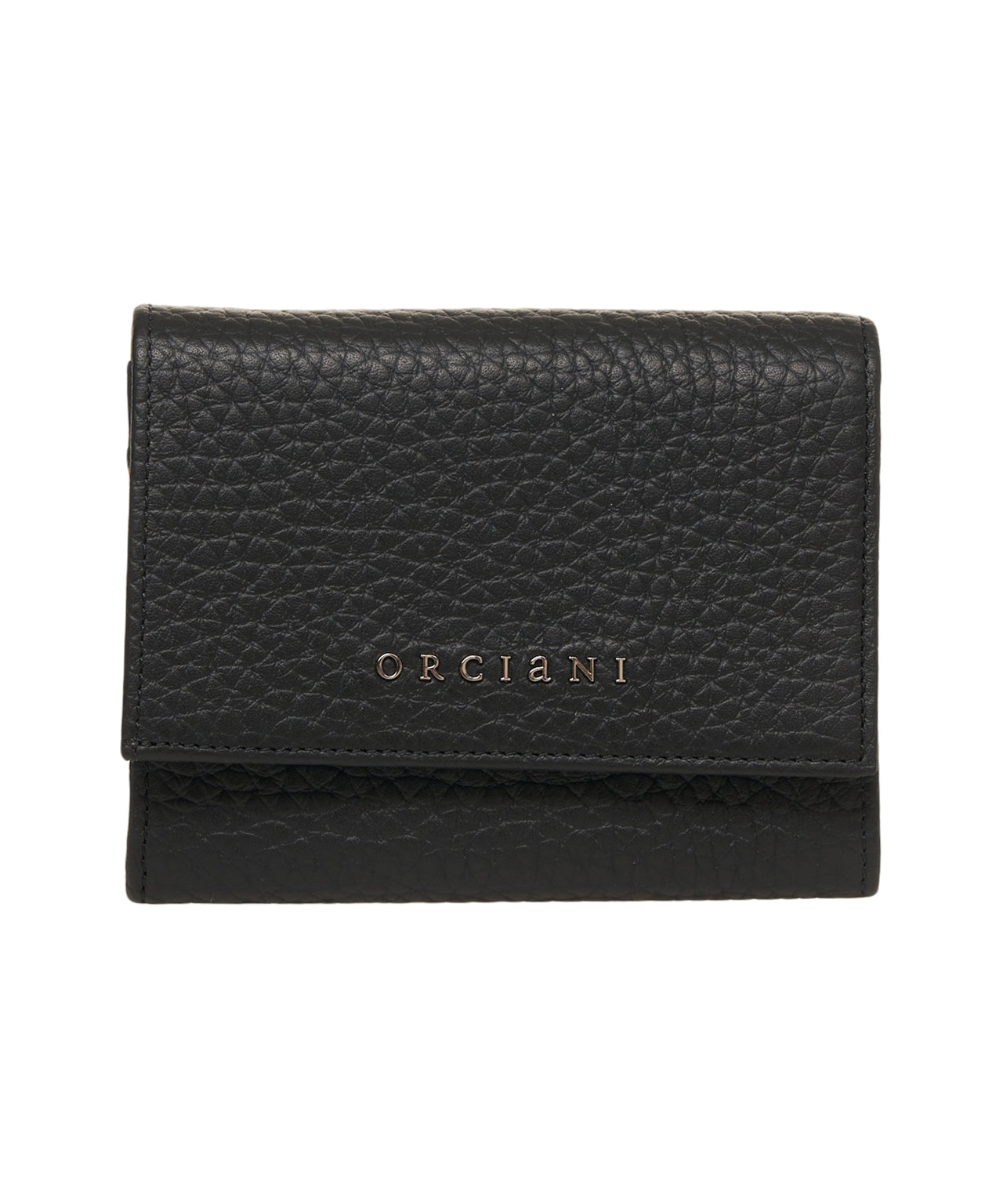 ORCIANI Mini Compacted Hammered Leather Wallet