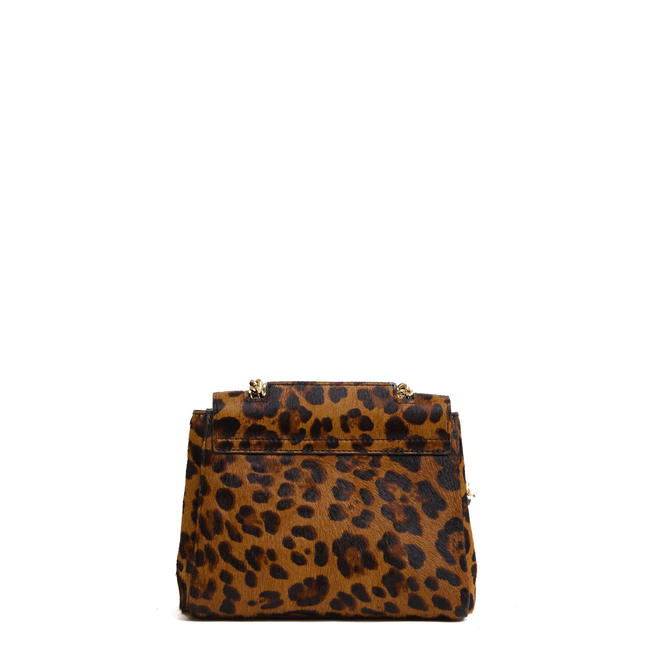 ORCIANI Mini Leopard Print Handbag
