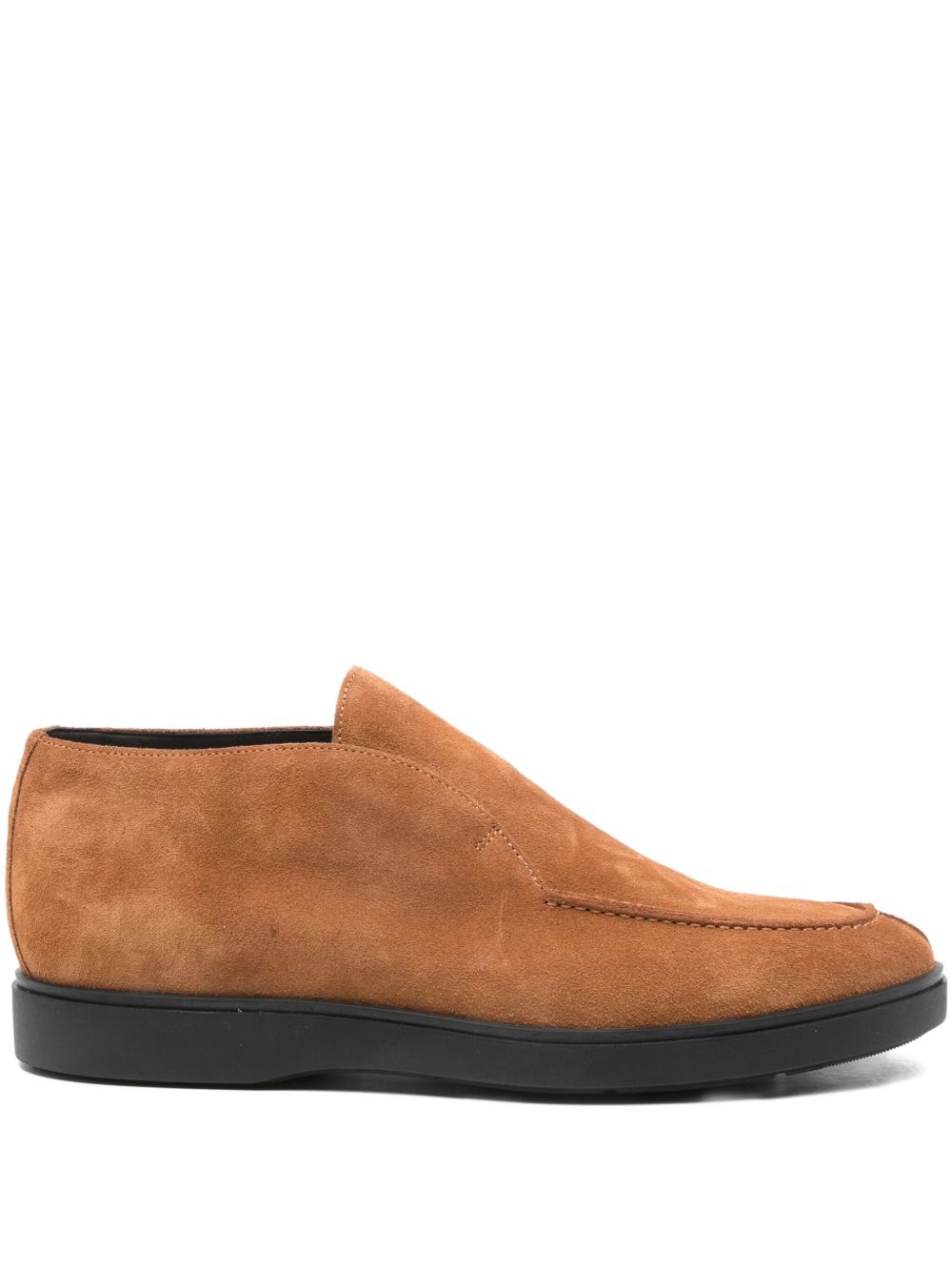 ORTIGNI Classic Cuban Design Suede Loafers for Men - FW25