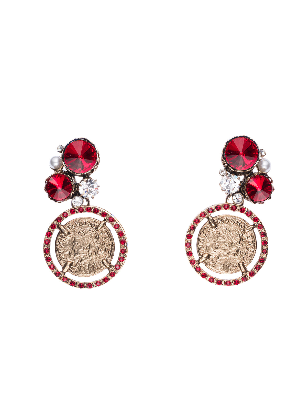 THOT Chic Brass Earrings