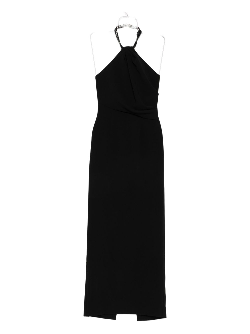 SOLACE LONDON Elegant Halterneck Maxi Dress