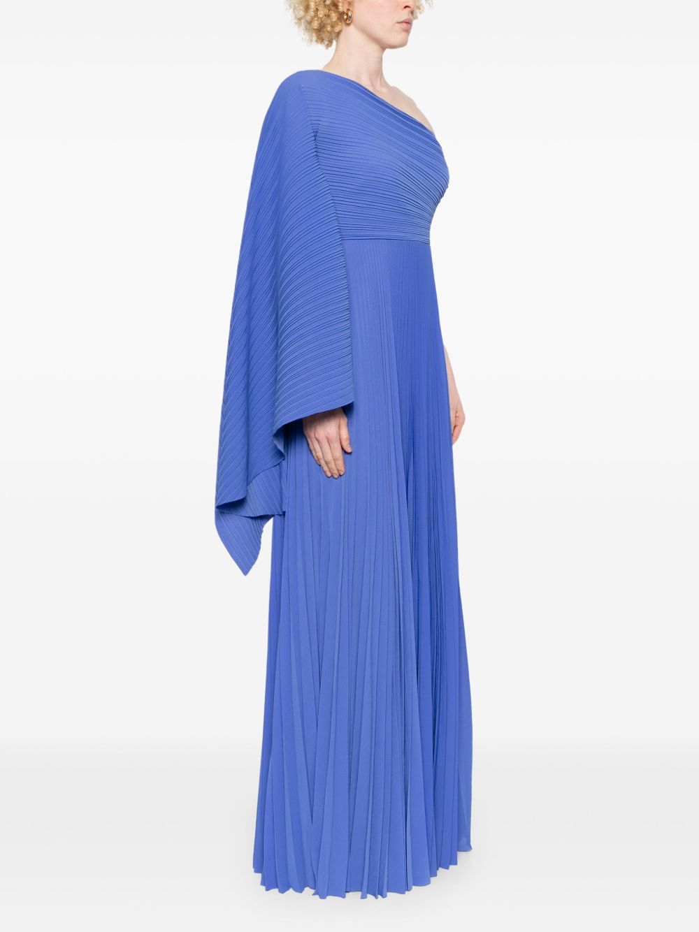 SOLACE LONDON One-Shoulder Asymmetric Maxi Dress