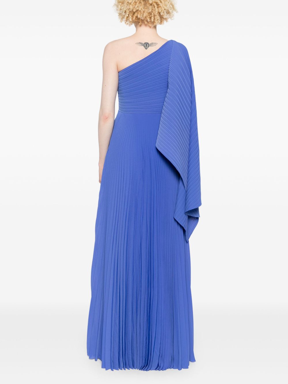 SOLACE LONDON One-Shoulder Asymmetric Maxi Dress