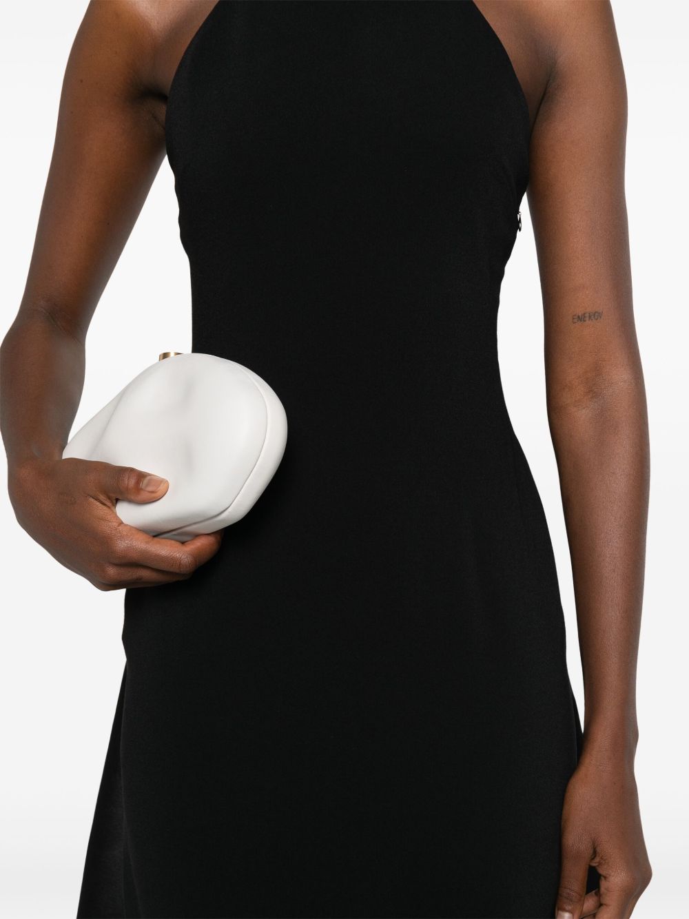 SOLACE LONDON Maxi Dress with Concealed Side Zip and Veil Detail