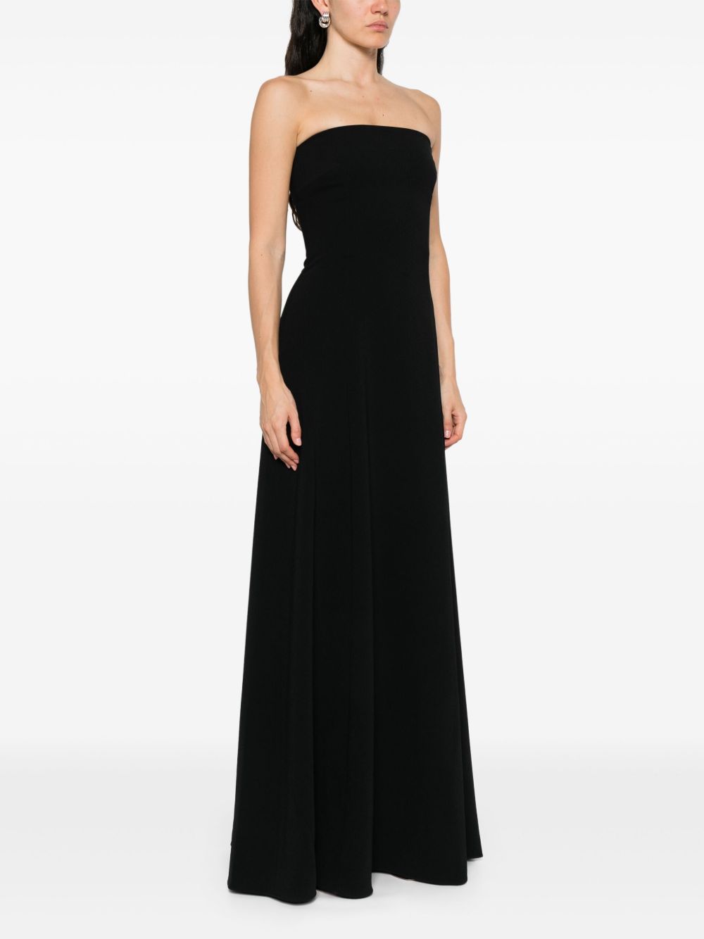 SOLACE LONDON Helena Maxi Dress with Flared Hem