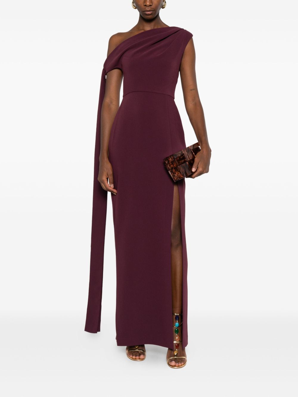 SOLACE LONDON Irina Maxi Dress - Slim Fit