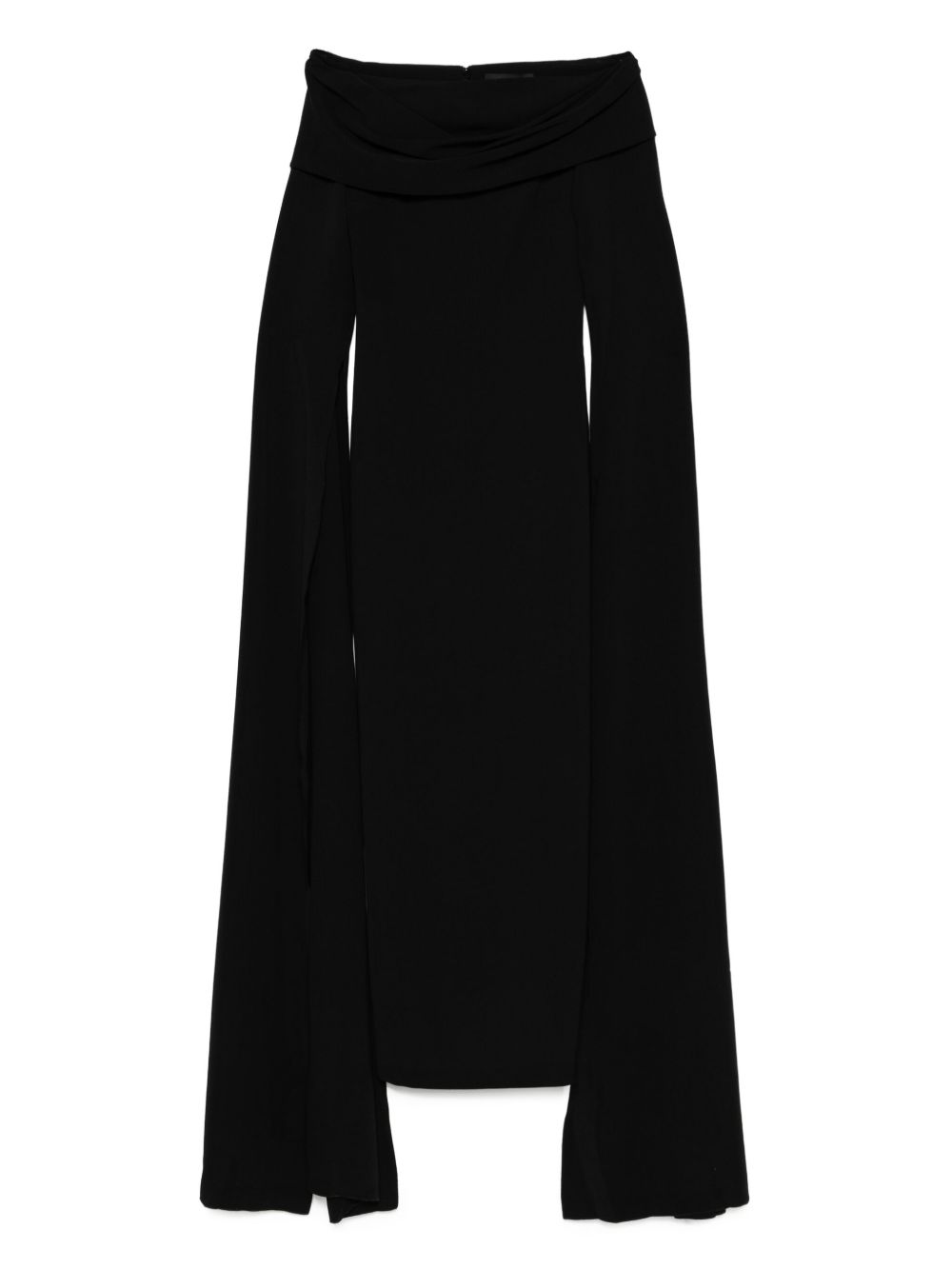SOLACE LONDON Off-Shoulder Midi Dress