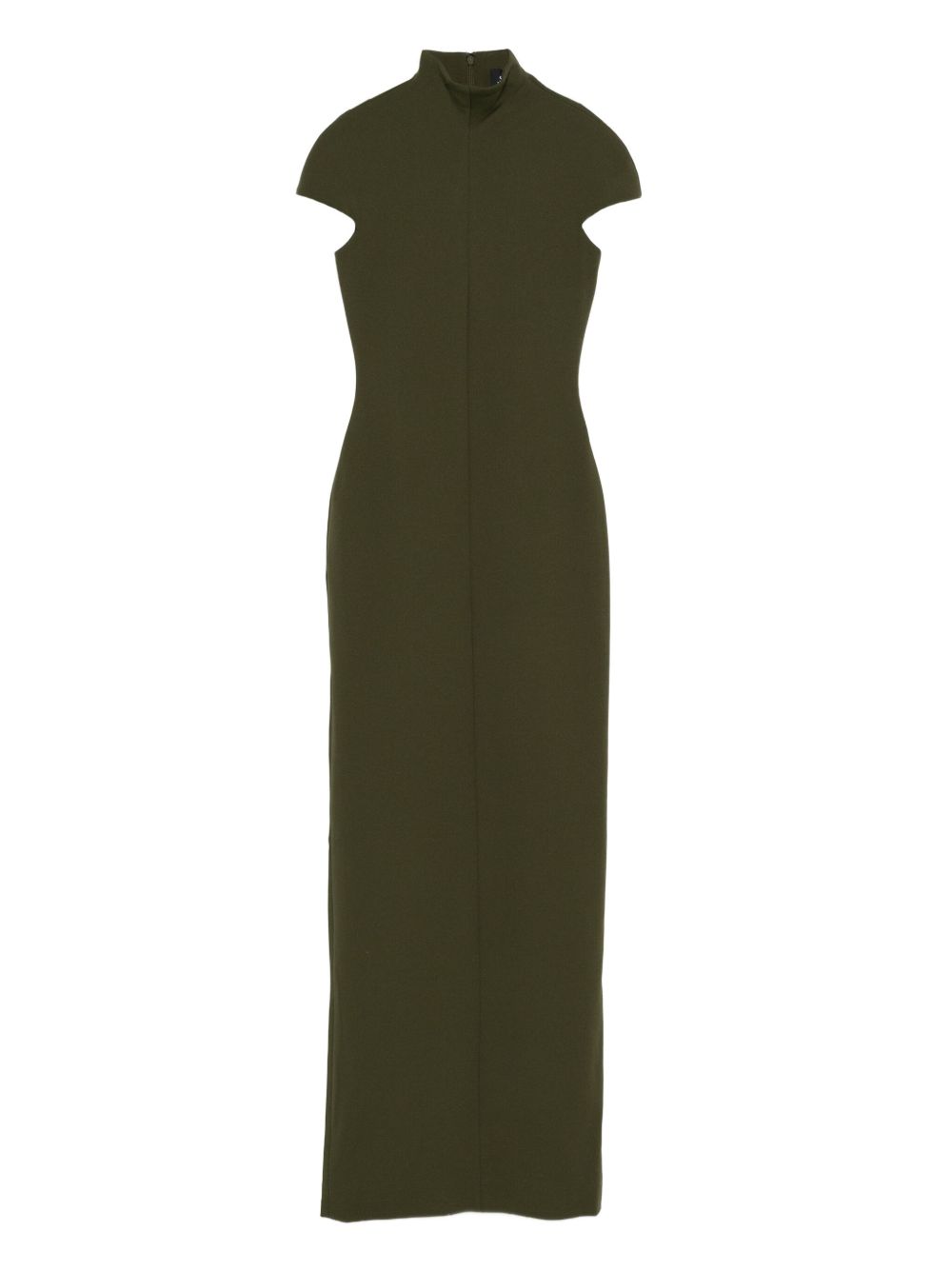 SOLACE LONDON High Neck Cap Sleeve Maxi Dress
