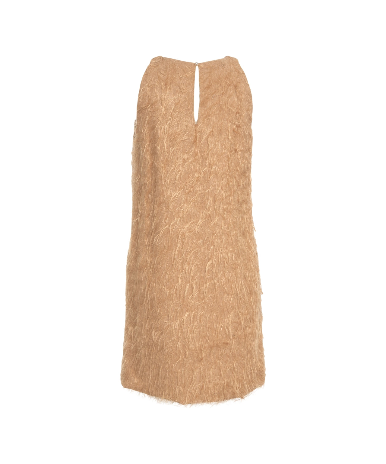 OTTO D AME Women's Luxe Faux Fur Mini Dress