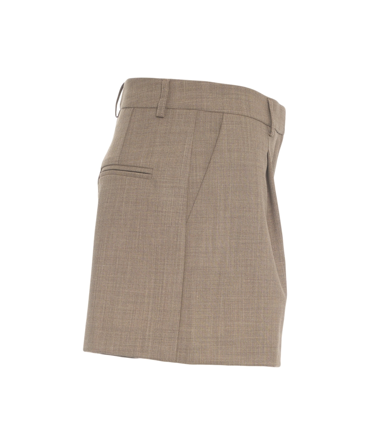 OTTO D AME Elegant Bermuda Shorts with Pleats