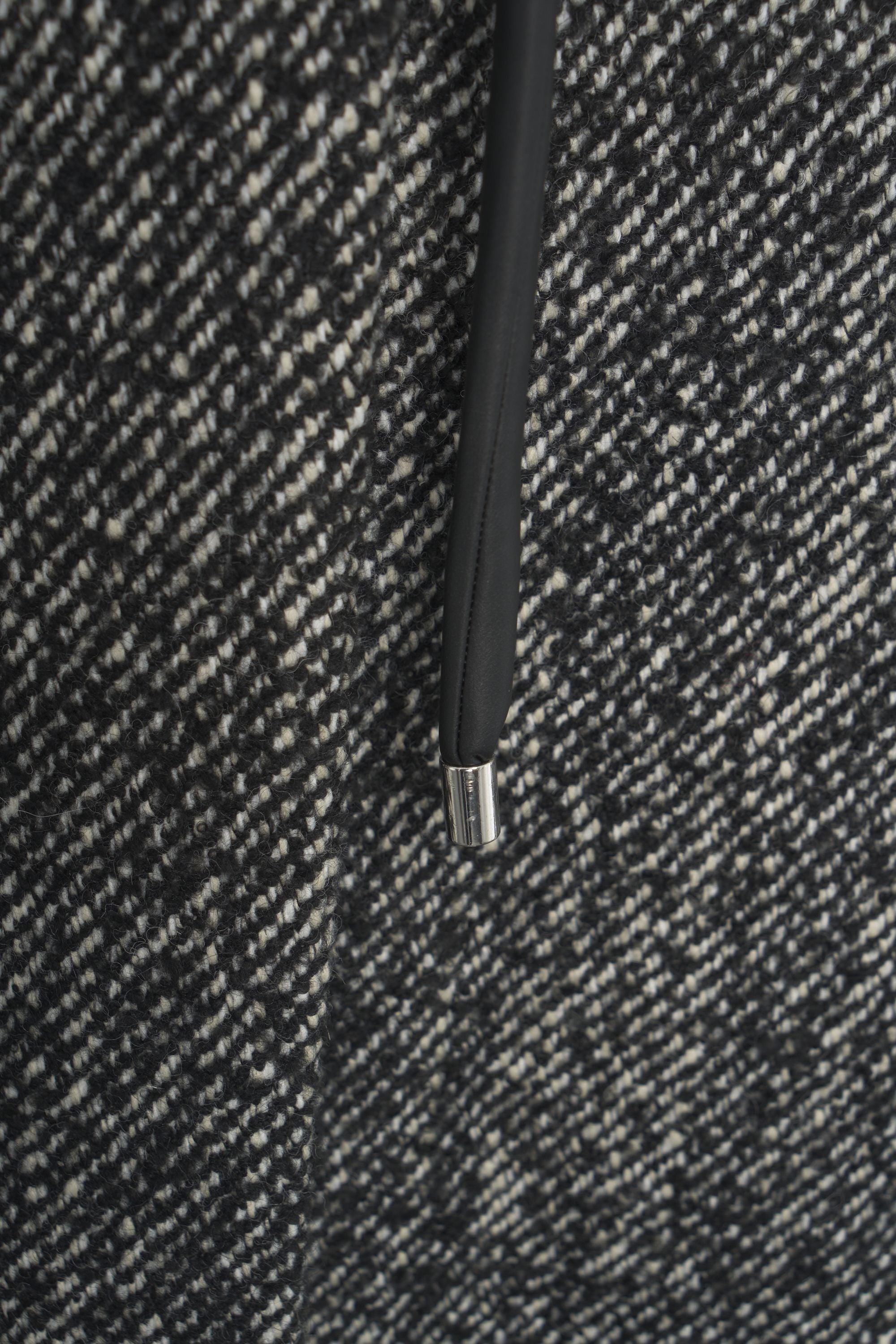 OTTO D AME Elegant Belted Jacket with Scarf Collar - Oversized Fit