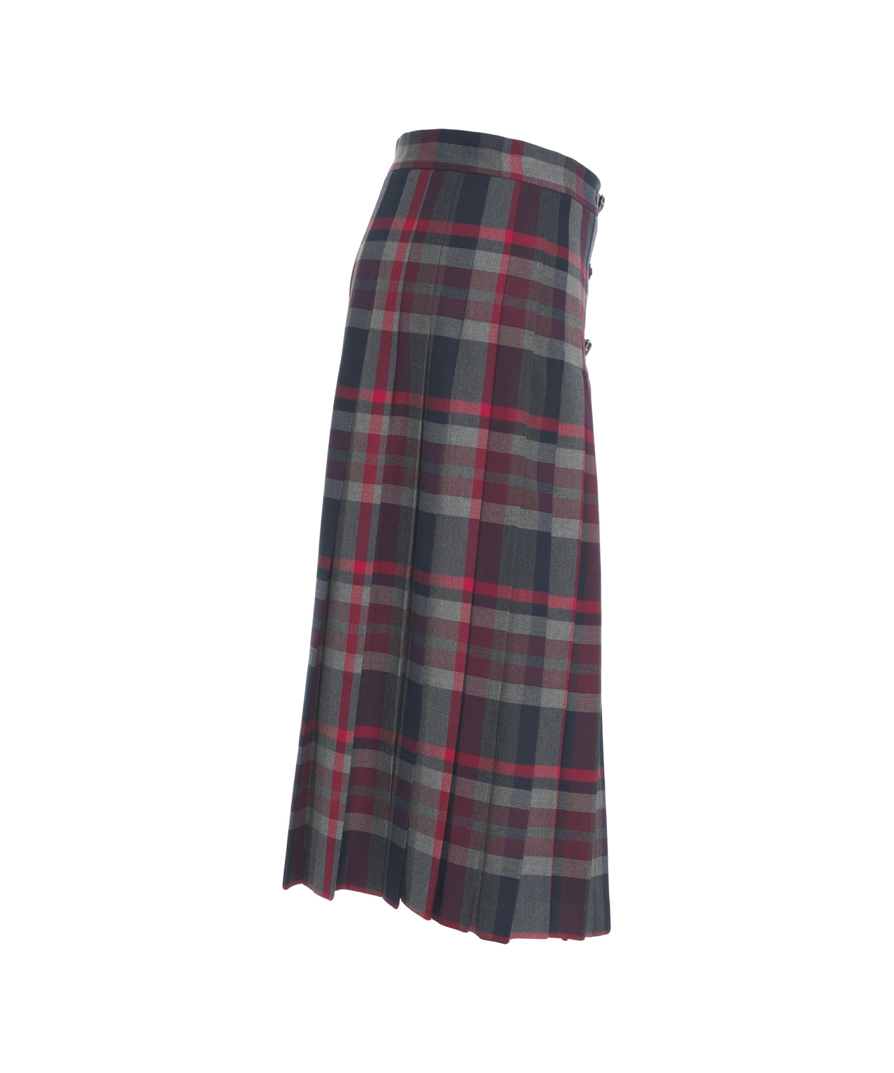 OTTO D AME Chic Midi Skirt with Trendy Check Pattern