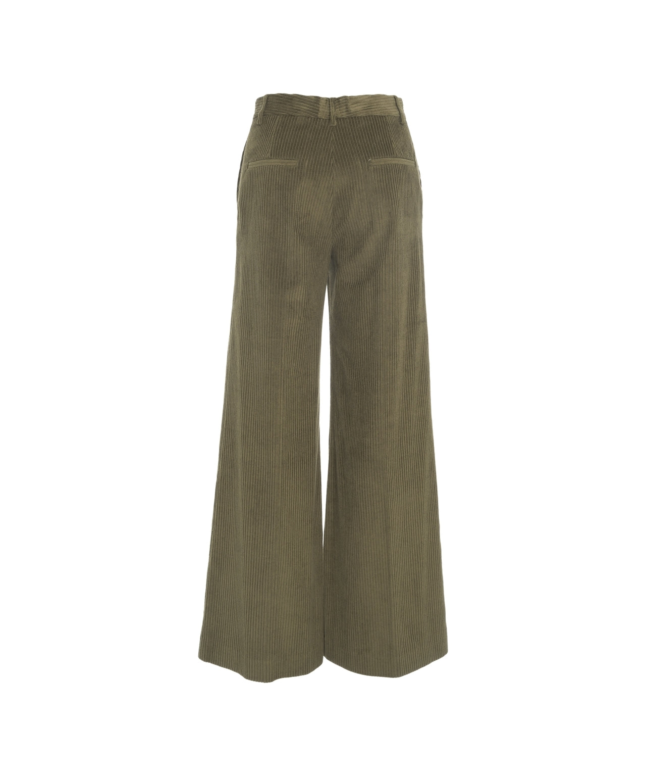 OTTO D AME High-Waisted Flared Trousers