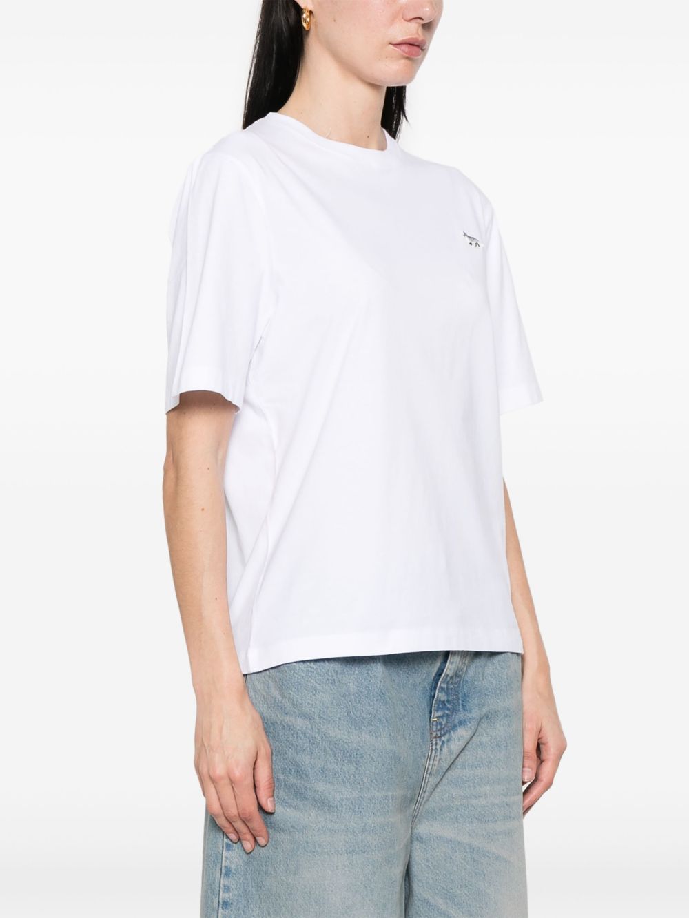 MAISON KITSUNÉ Women’s Mini Cotton Crew Neck T-Shirt
