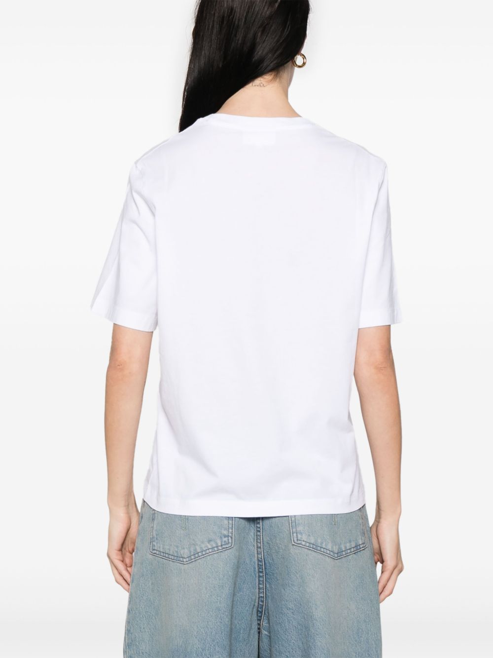 MAISON KITSUNÉ Women’s Mini Cotton Crew Neck T-Shirt