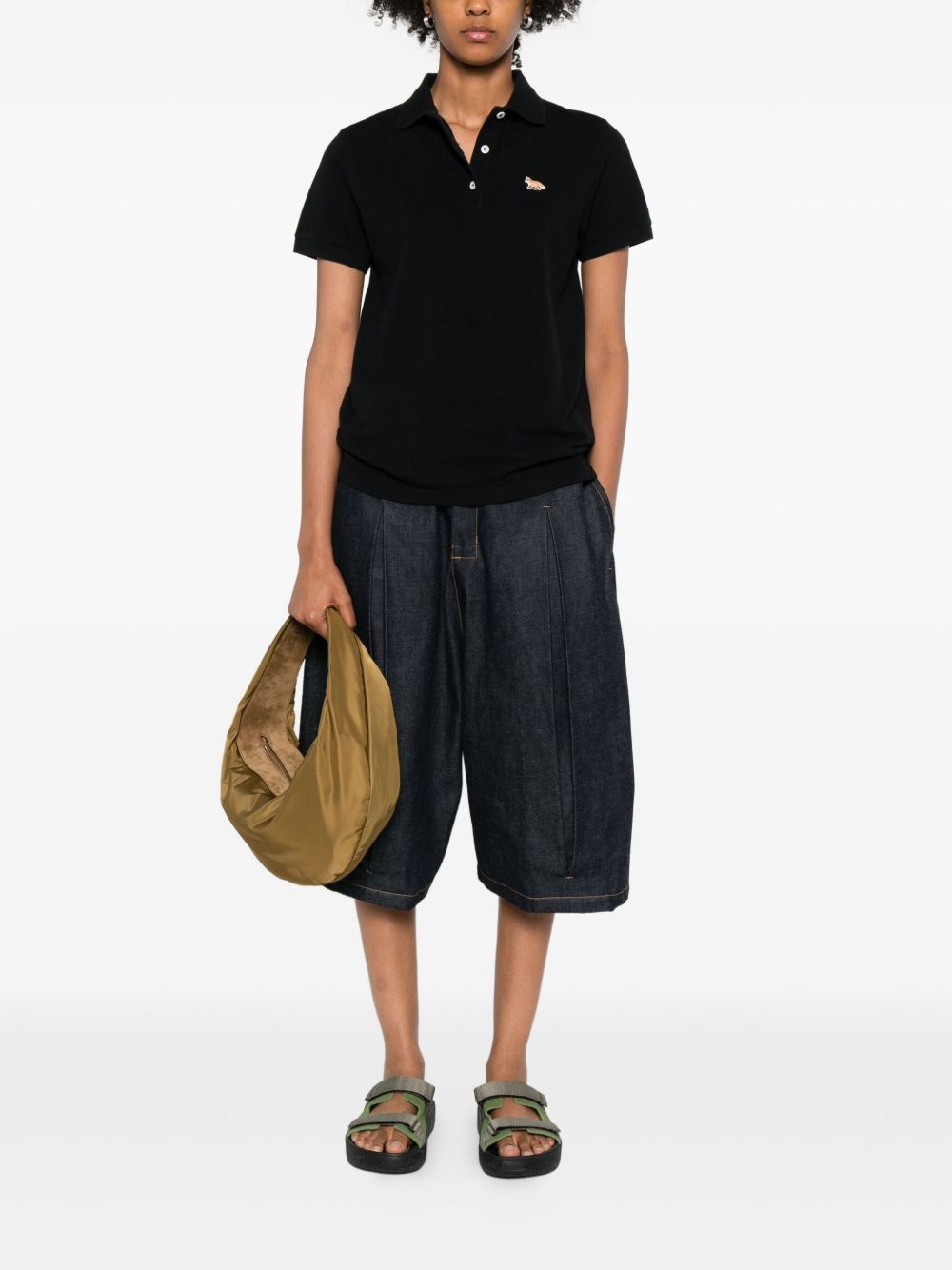 MAISON KITSUNÉ Classic Short-Sleeve Polo Shirt for Women