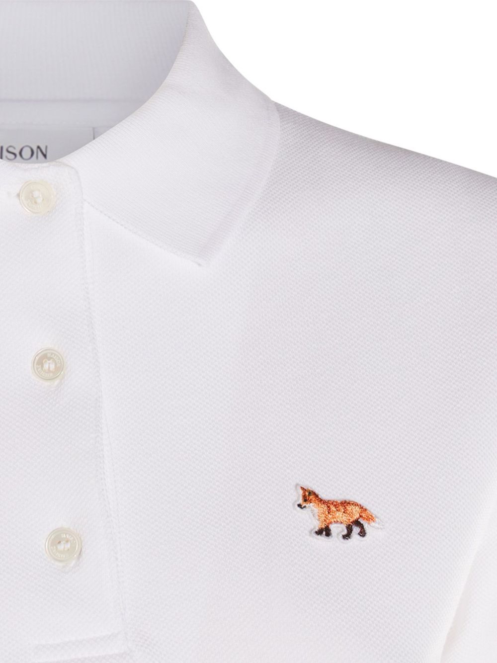 MAISON KITSUNÉ Women's Mini Cotton Polo Shirt