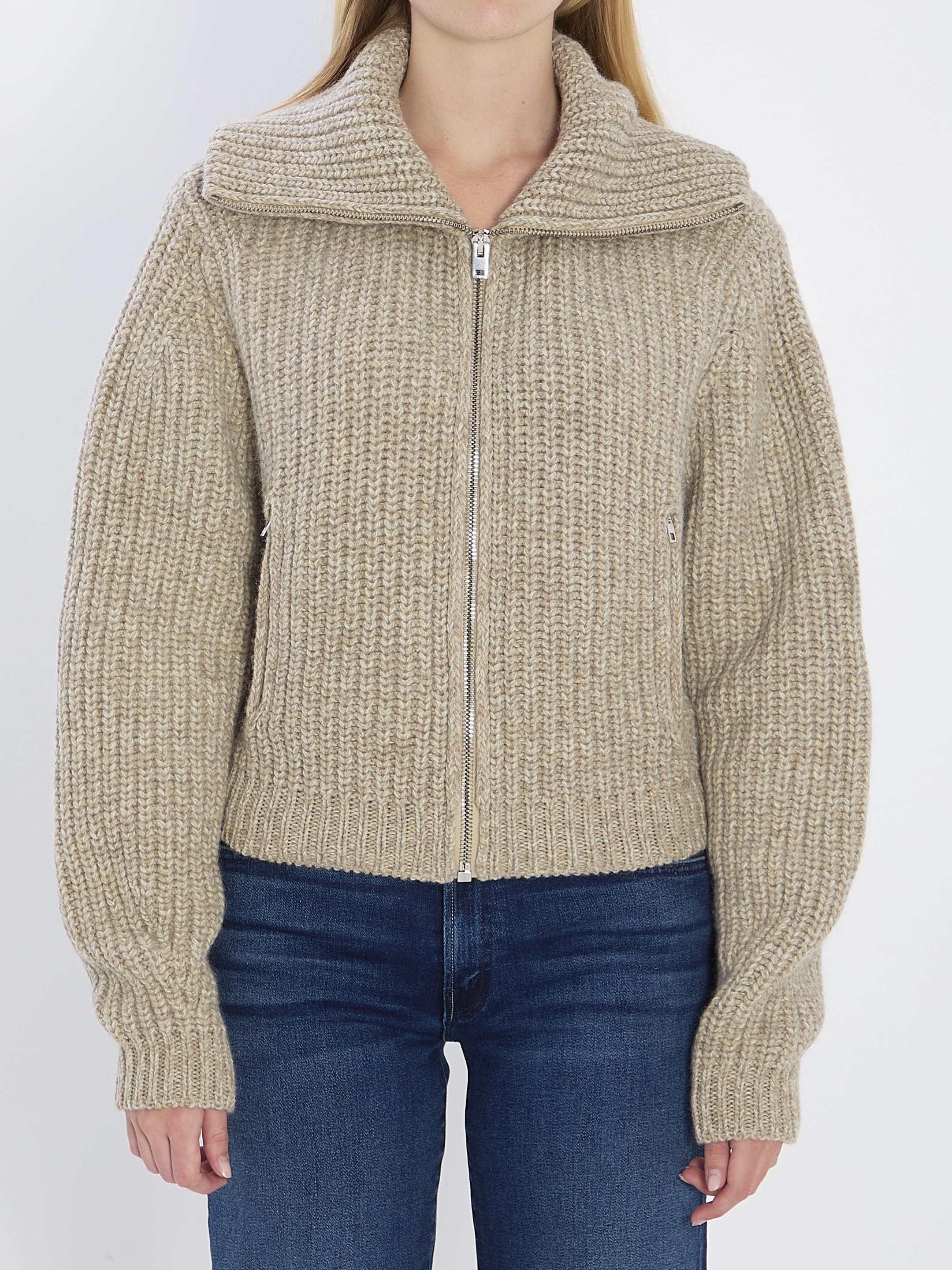 LEMAIRE Oversized Zipped Cardigan - Short Length