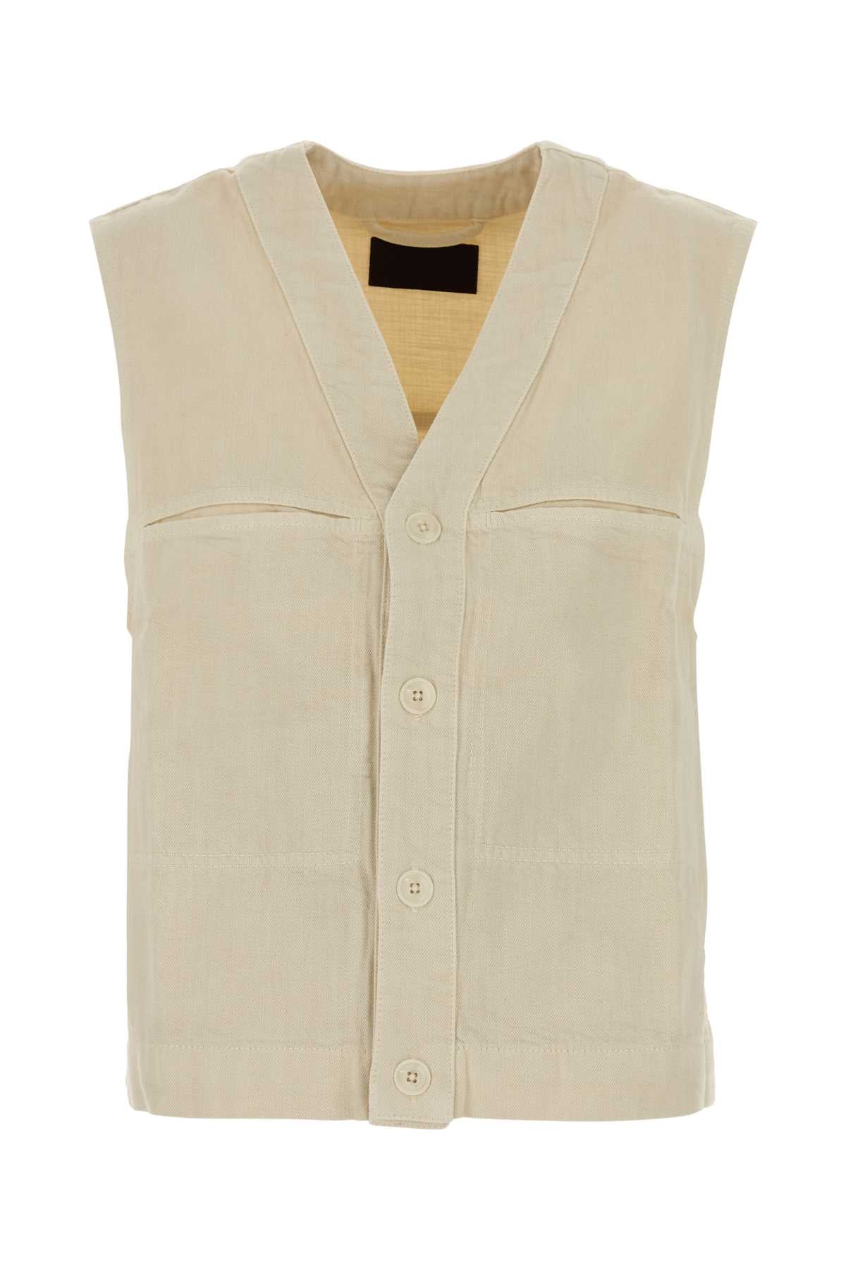 LEMAIRE Canvas Vest for Women - Fall/Winter 2025