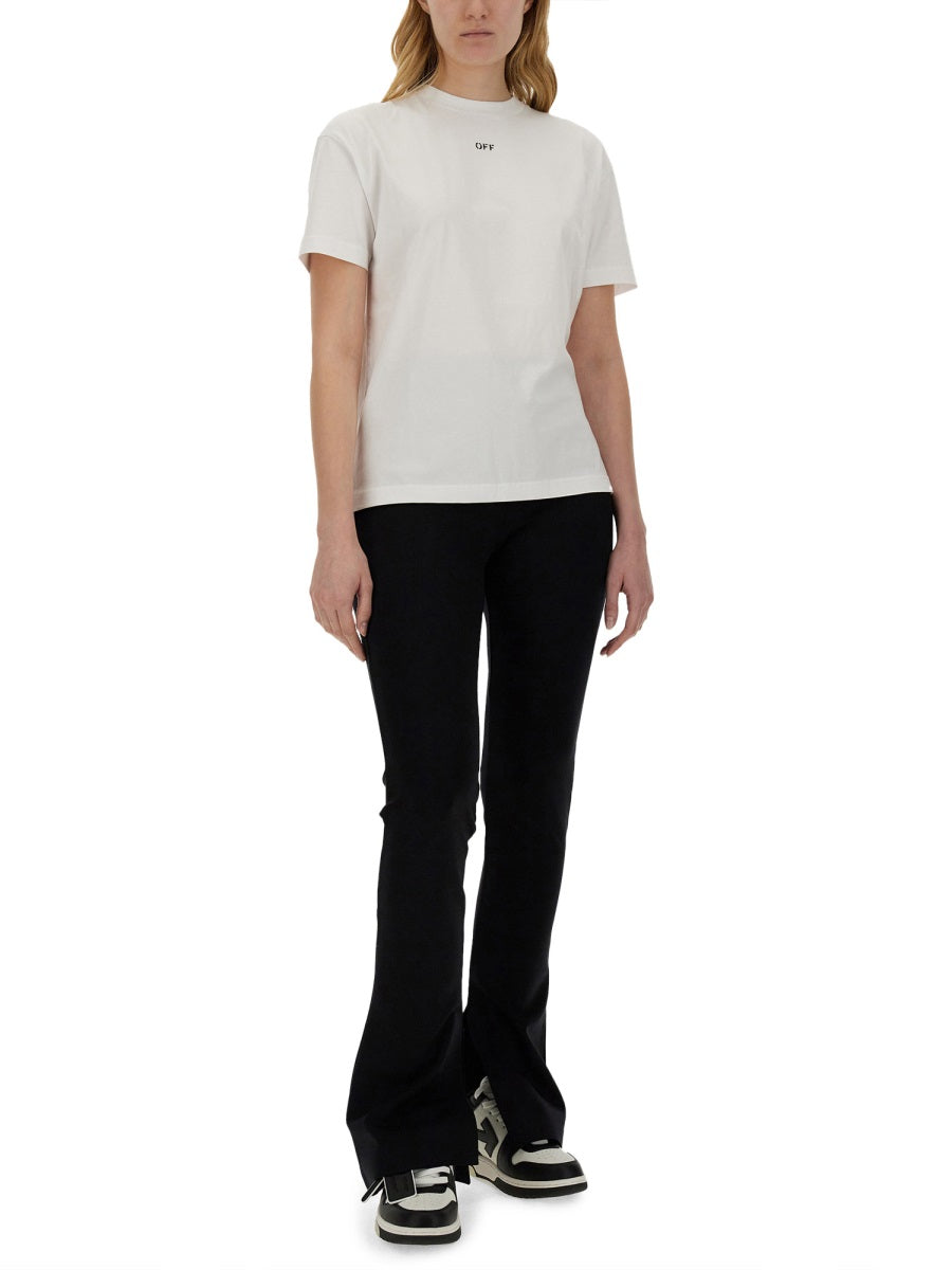 OFF-WHITE Regular Fit Logo T-Shirt for Women