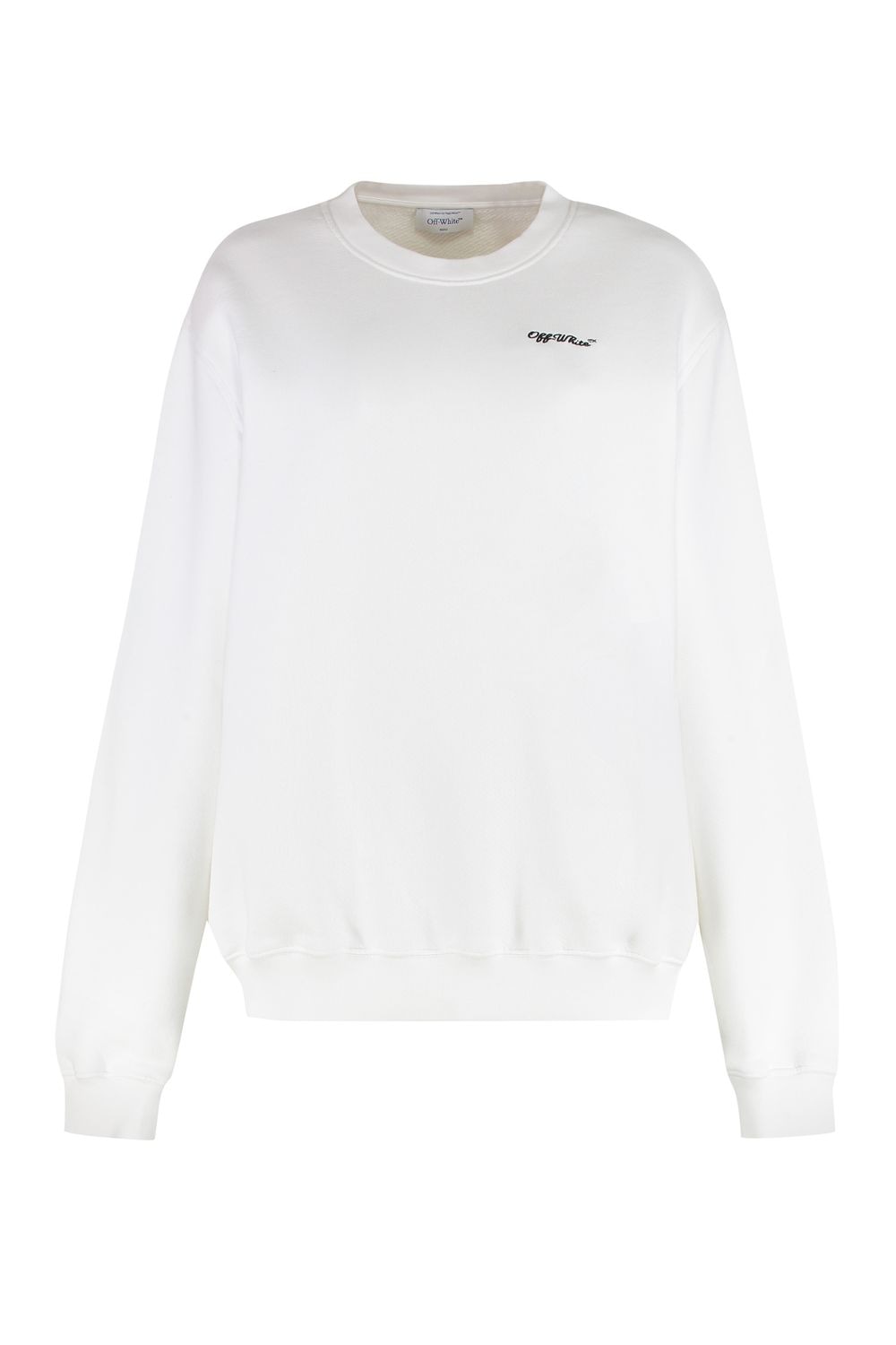 OFF-WHITE Cotton Crew-Neck Sweatshirt