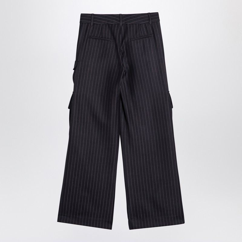 OFF-WHITE Wide Pinstripe Cargo Trousers