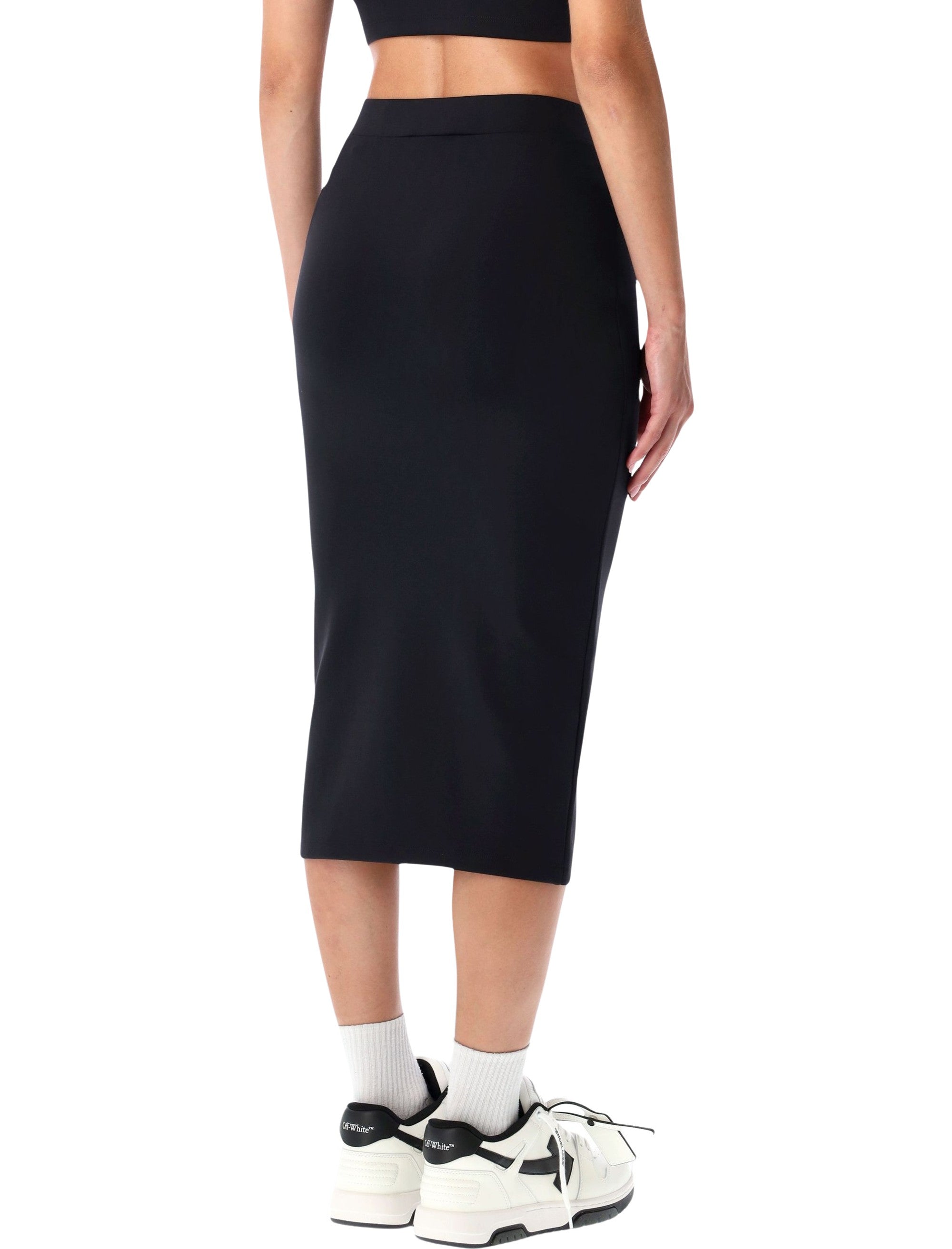 OFF-WHITE MIDI SKIRT WITH LOGO - Size 38