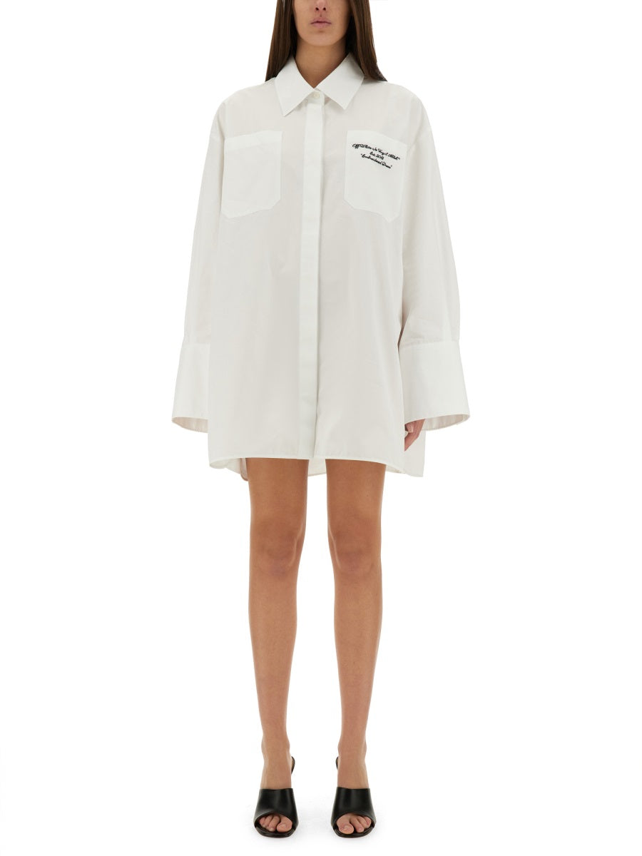 OFF-WHITE Oversized Poplin Shirt for Women