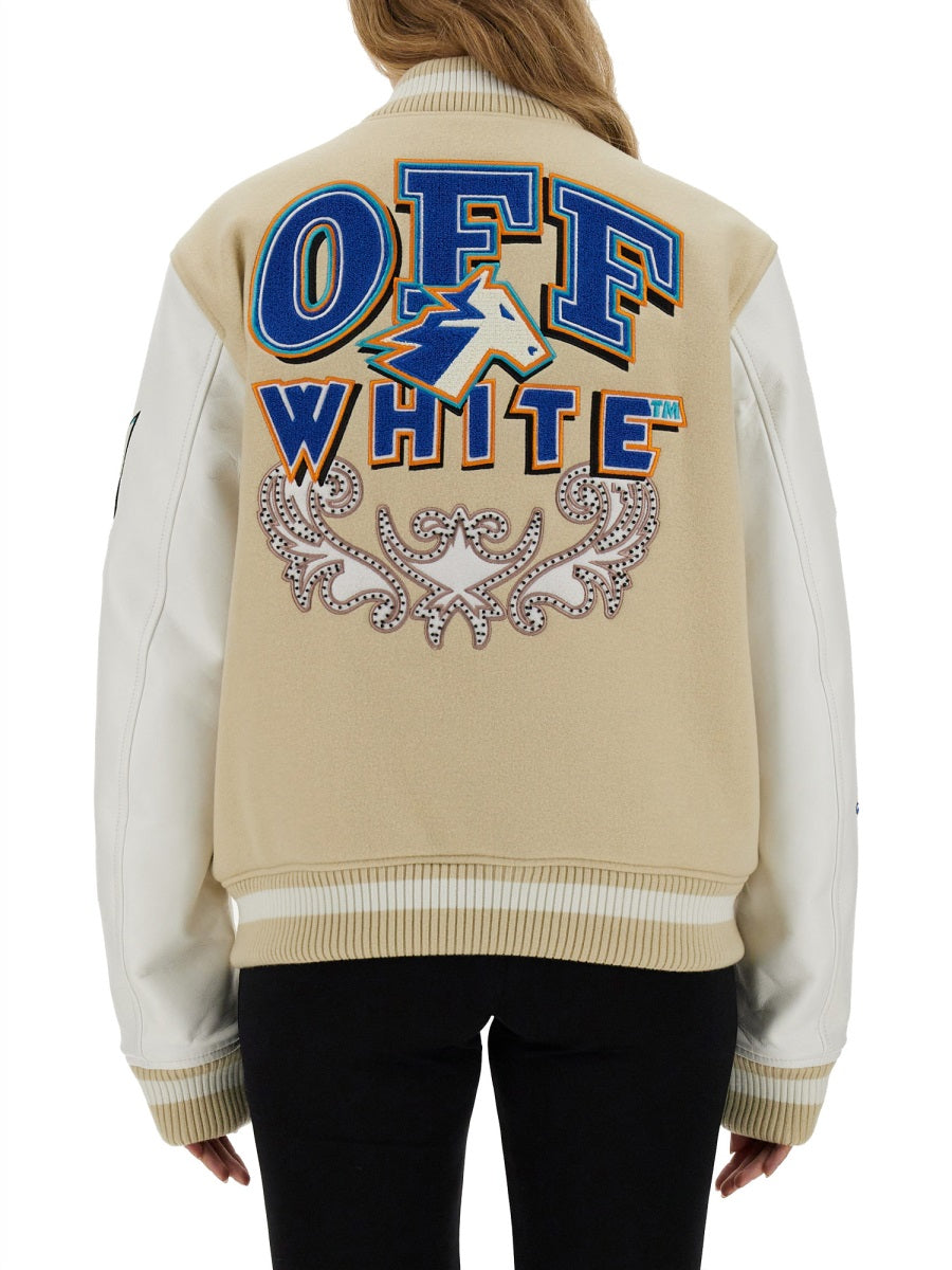 OFF-WHITE Women's Varsity Jacket Size 42