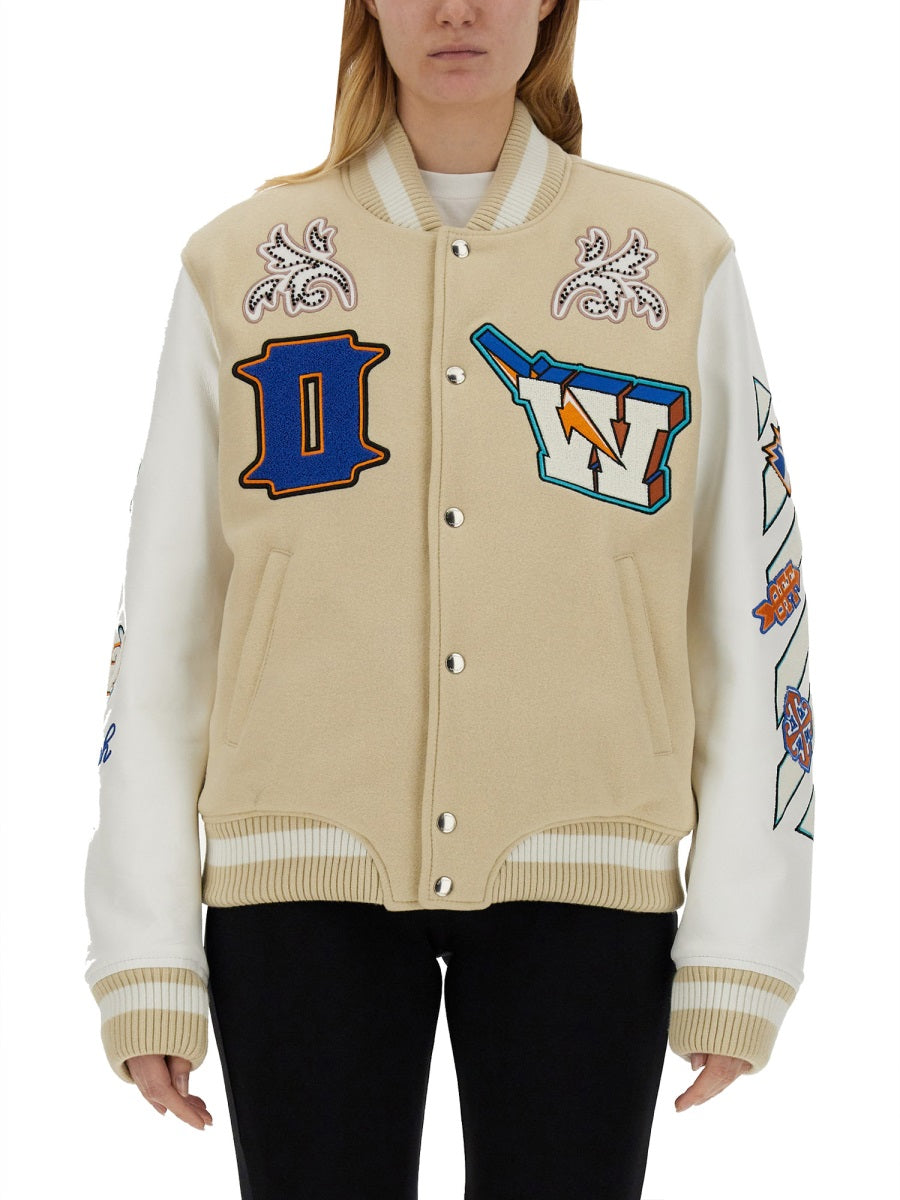 OFF-WHITE Women's Varsity Jacket Size 42