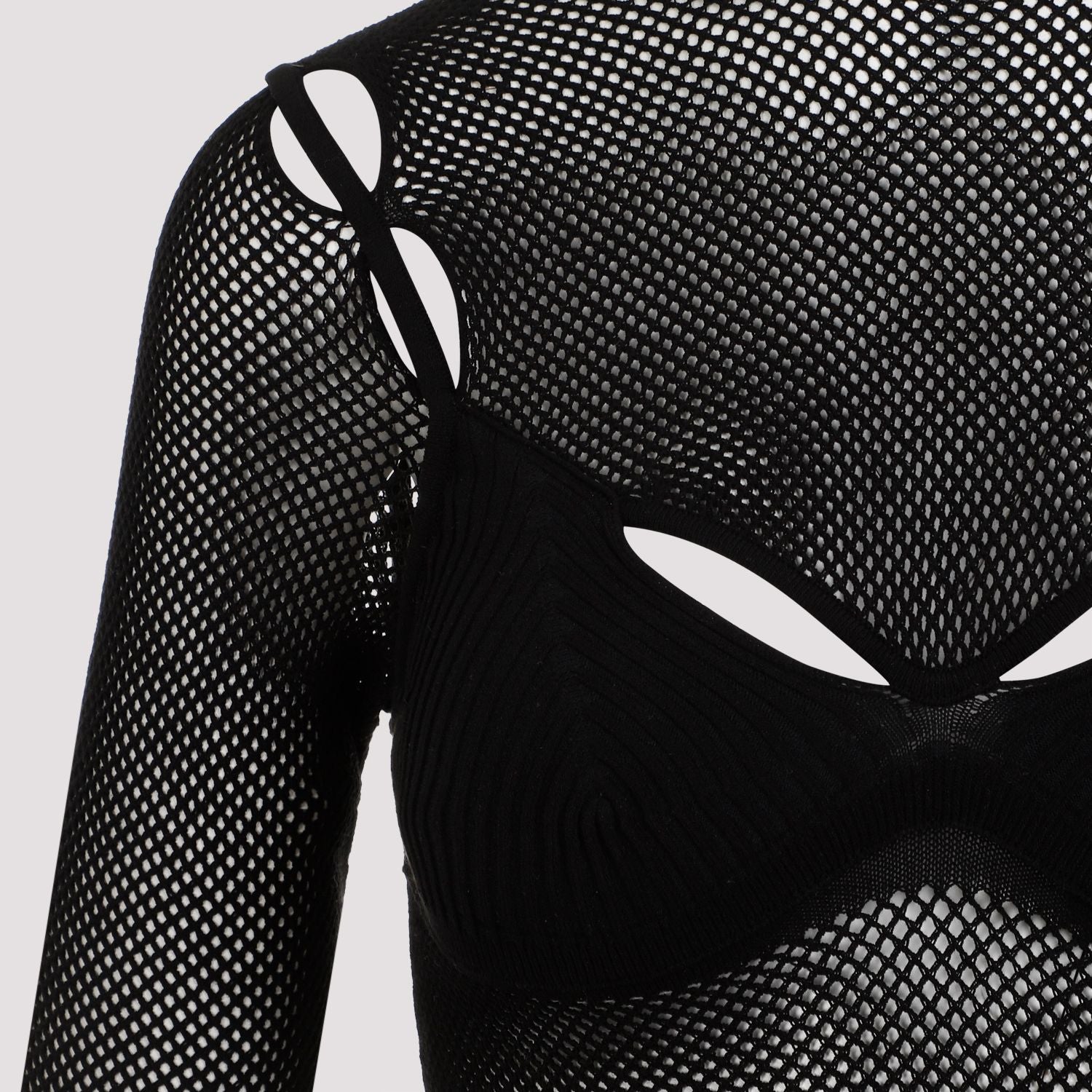 OFF-WHITE Net Arrow Bralette Top