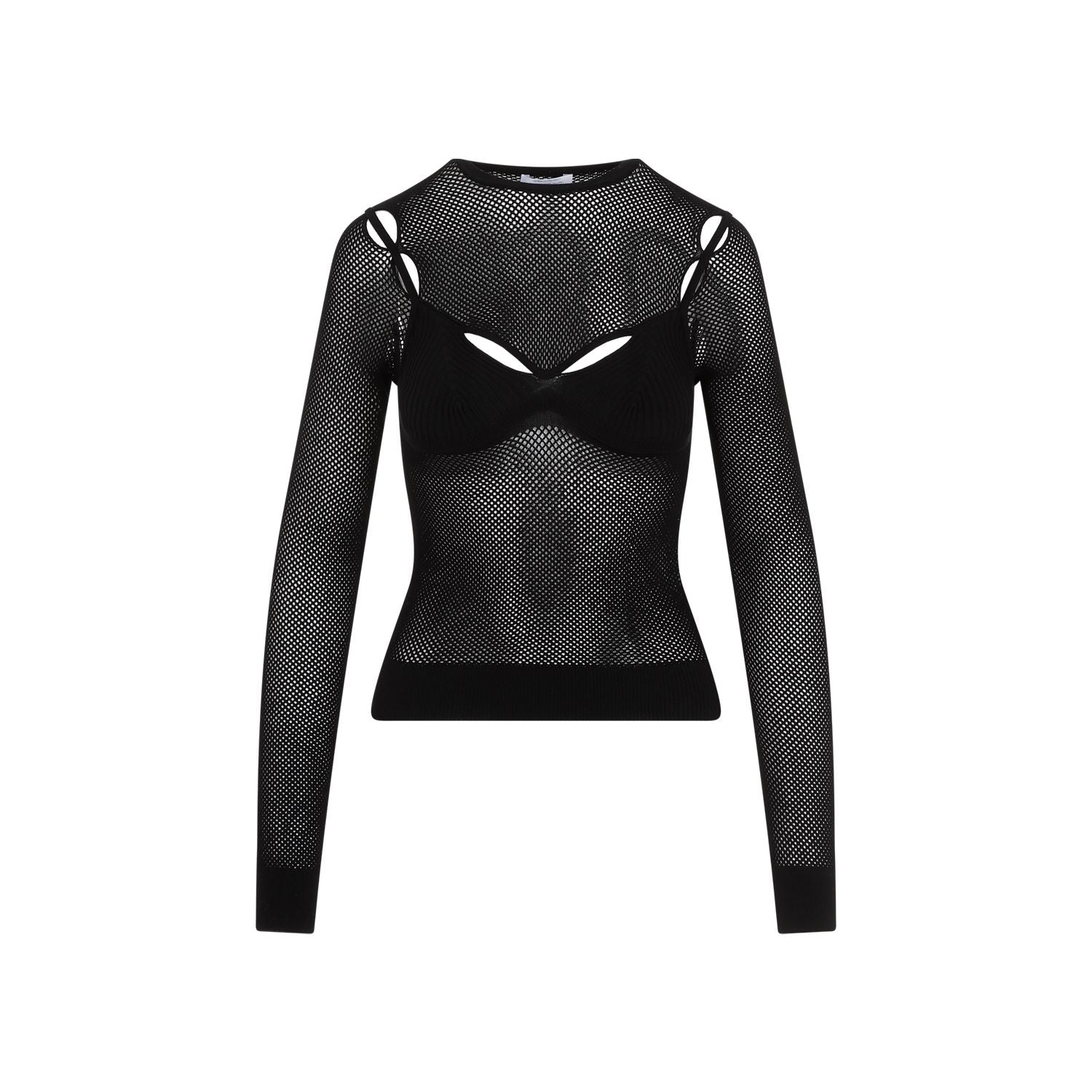 OFF-WHITE Net Arrow Bralette Top