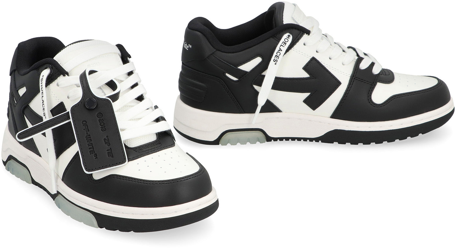 OFF-WHITE Out of Office Leather Low-Top Sneaker for Women