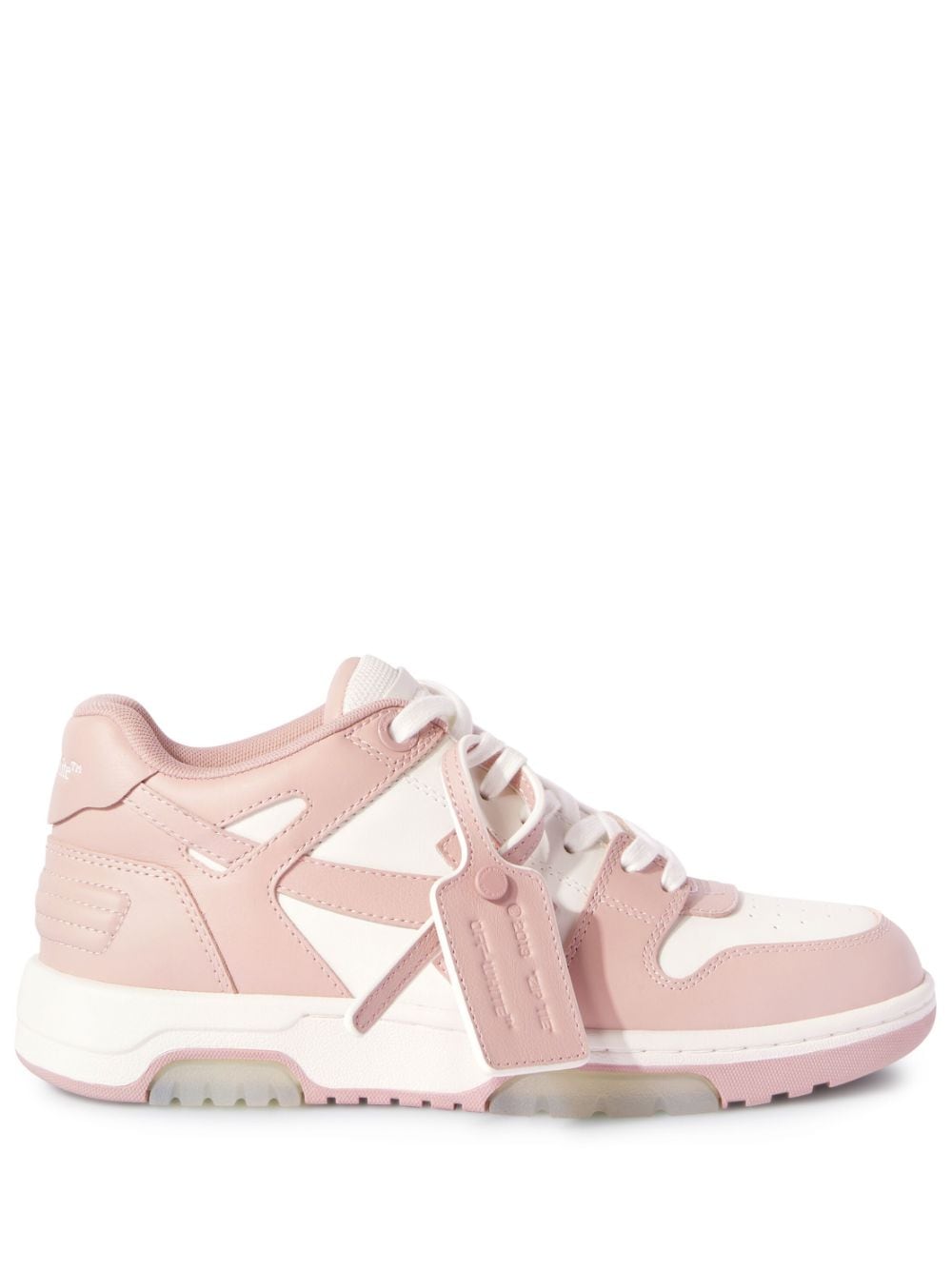OFF-WHITE Leather Panelled Design Sneakers - Women's Size