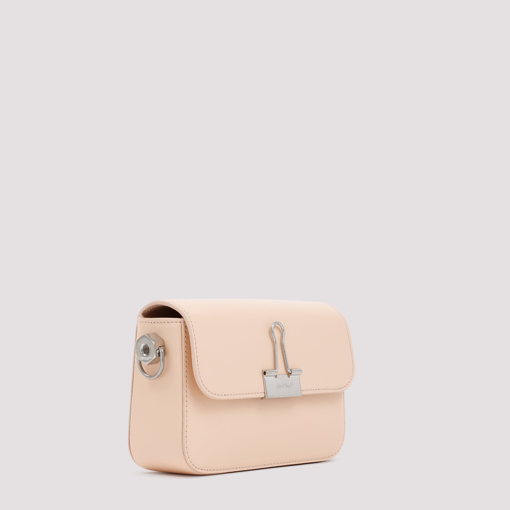 OFF-WHITE Mini Leather Small Binder Handbag
