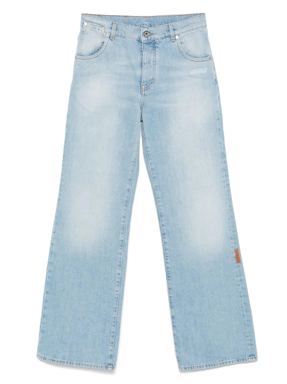 OFF-WHITE Logo Straight Jeans - Women’s SS25 Collection