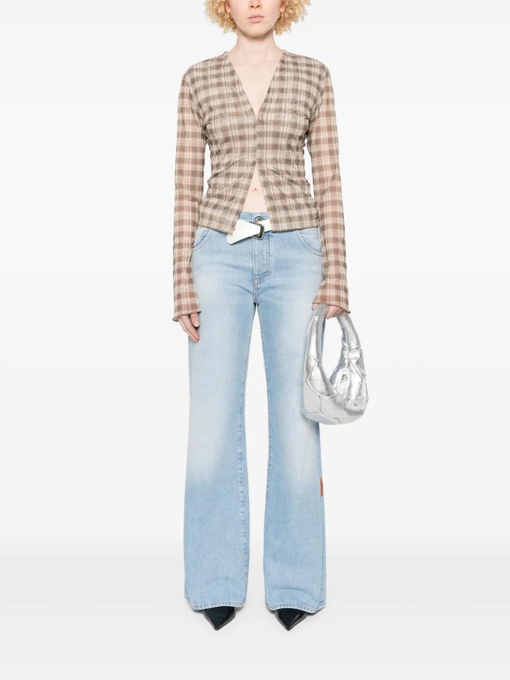 OFF-WHITE Logo Straight Jeans - Women’s SS25 Collection