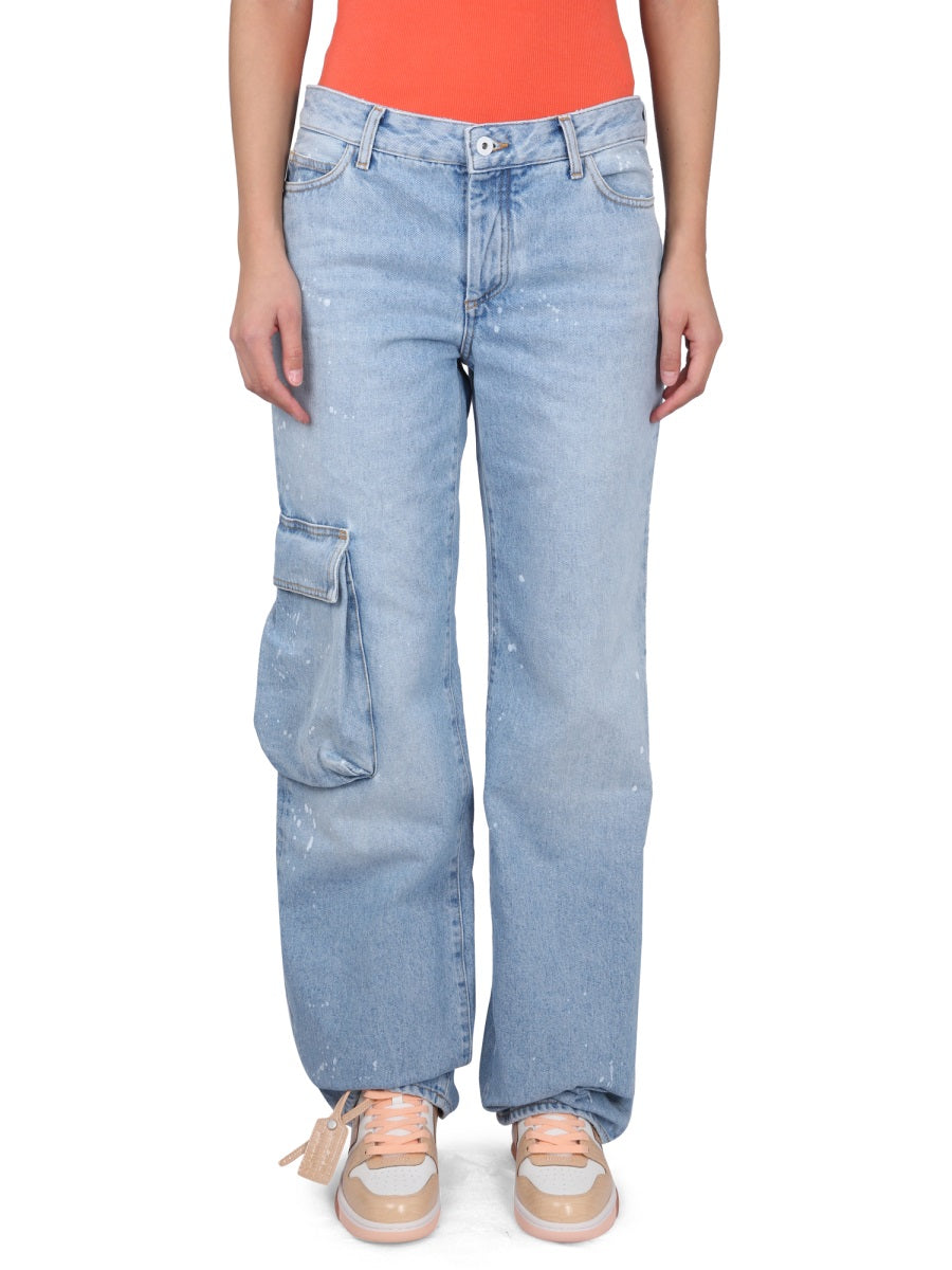 OFF-WHITE Stylish Women's Mini Jeans Toybox