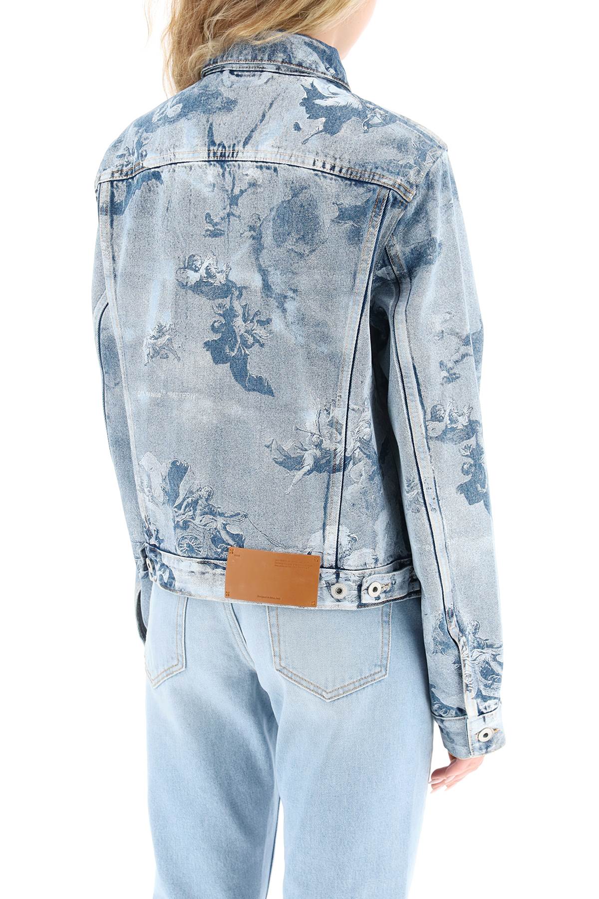 OFF-WHITE Printed Denim Jacket for Women - Spring/Summer 2025