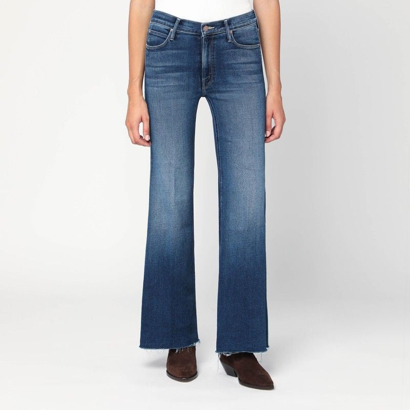 MOTHER Lil Doozy Fray Flared Jeans