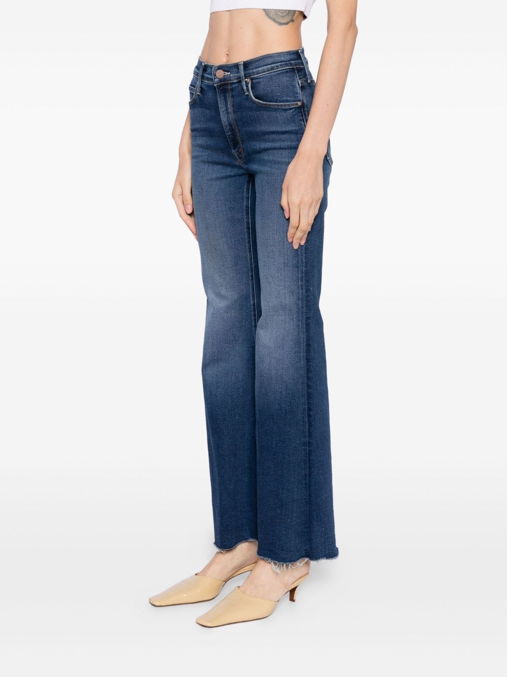 MOTHER Mini Fray Denim Jeans