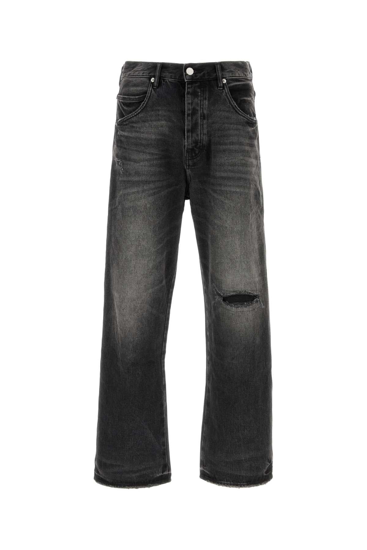 PURPLE BRAND Men's Rip Repair Denim Jeans - SS25 Collection