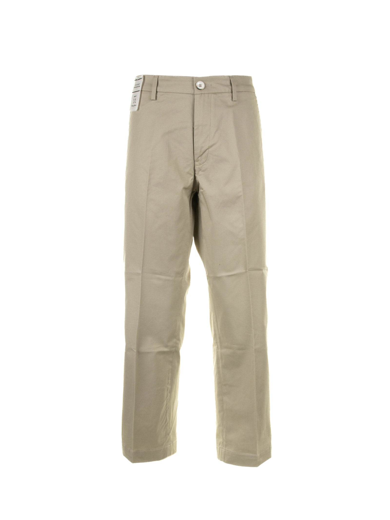 RE-HASH High-Waisted Mini Chino Trousers for Women