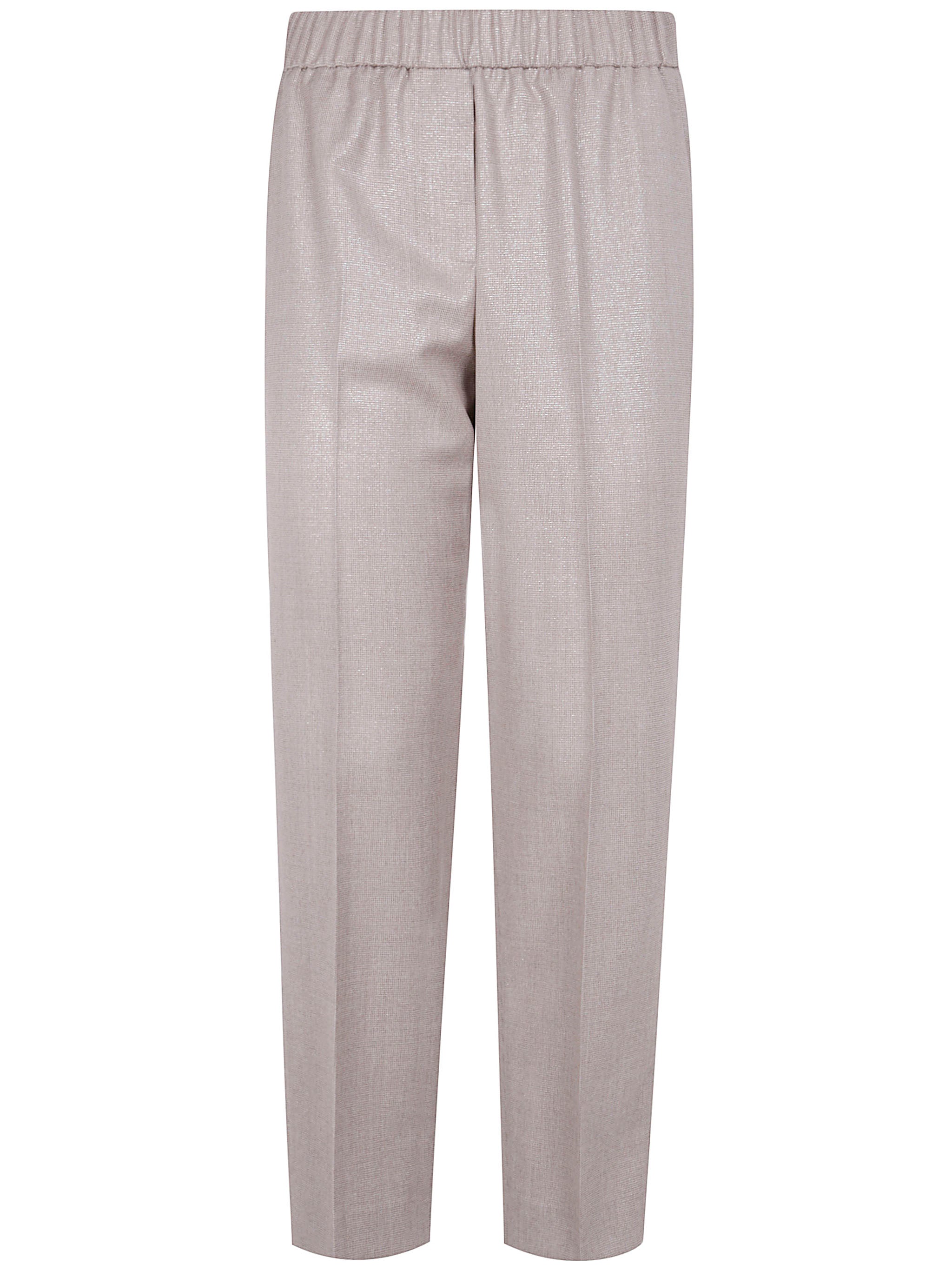 PESERICO Mini Houndstooth Trousers for Women