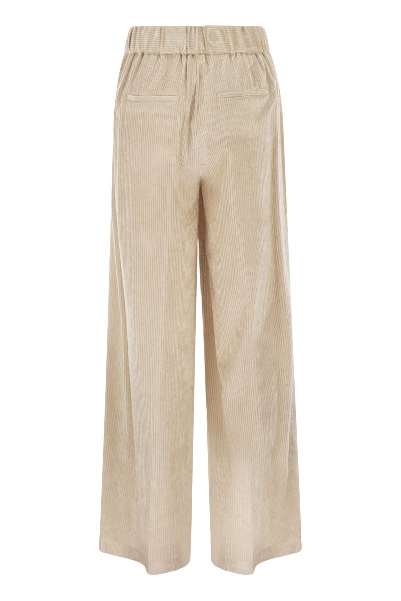 PESERICO Fluid Wide-Leg Trousers